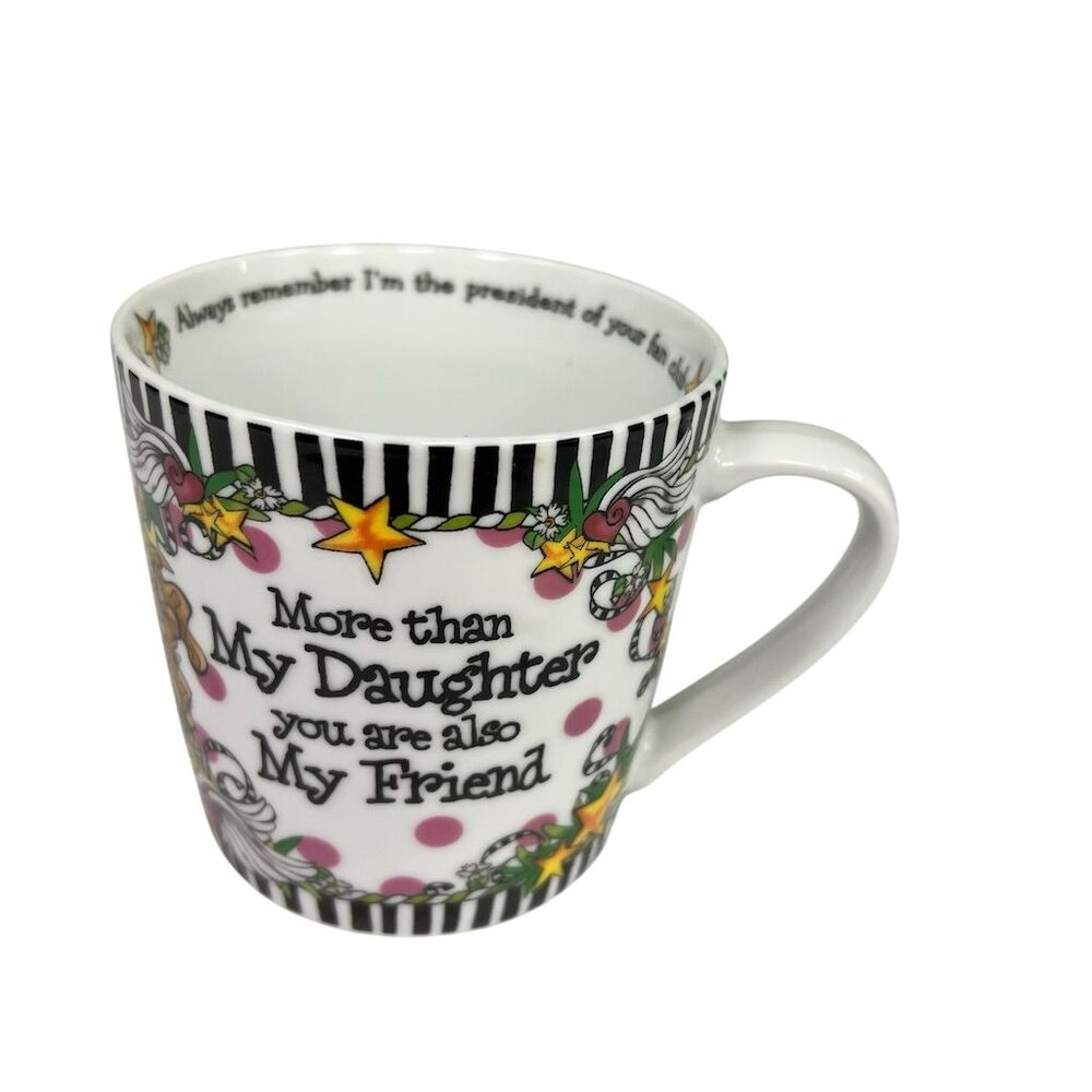 Suzy Toronto "More Than My Daughter" Ceramic Mug Multicolor Gift